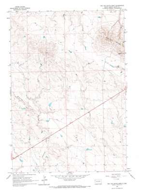 Two Top Butte West topo map