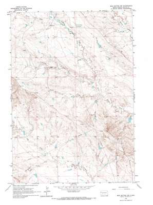 Mud Buttes NW USGS topographic map 44103h8