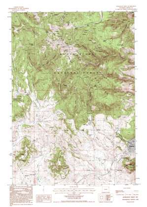 Sundance West topo map