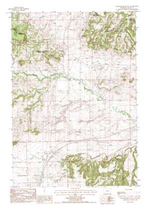 Schoolmarm Butte USGS topographic map 44104e2