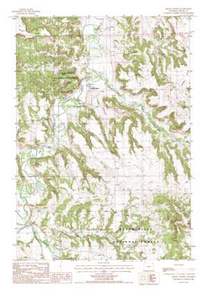 Devils Tower topo map