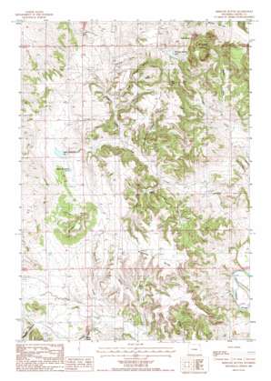 Missouri Buttes USGS topographic map 44104e7