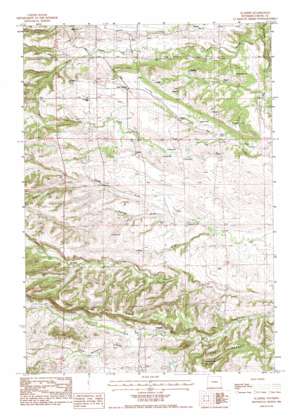 Slaughter Reservoir USGS topographic map 44104f2