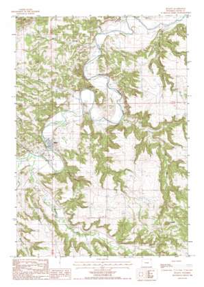 Hulett USGS topographic map 44104f5