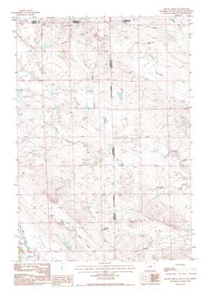Gravel Draw USGS topographic map 44104h1
