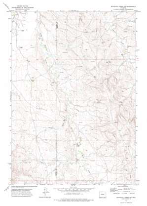 Whitetail Creek Se topo map