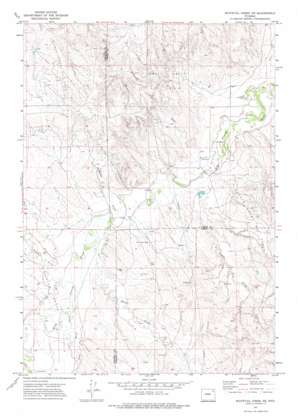 Whitetail Creek Ne topo map