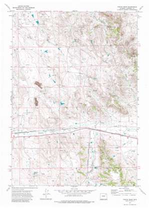 Fortin Draw USGS topographic map 44105c3