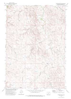 Jeffers Draw USGS topographic map 44105c7
