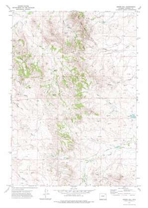 Green Hill topo map