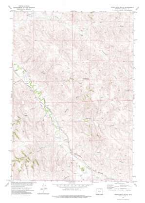 Twentymile Butte topo map