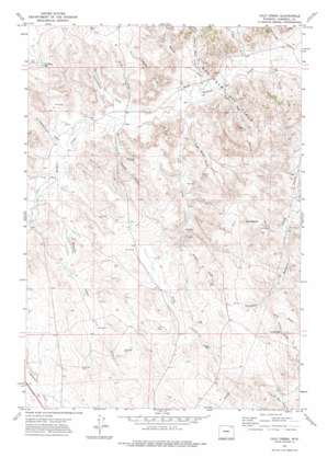 Calf Creek topo map