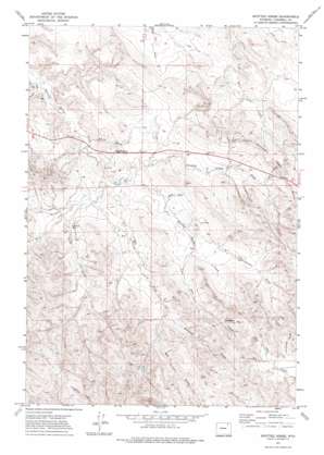 Spotted Horse topo map