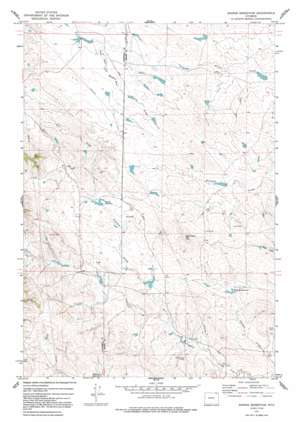 Bonnie Reservoir USGS topographic map 44105g1