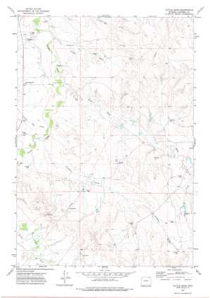 Tuttle Draw topo map