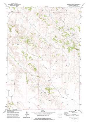 Reservoir Creek USGS topographic map 44105g7