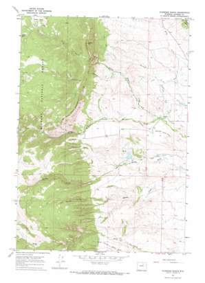 Klondike Ranch topo map