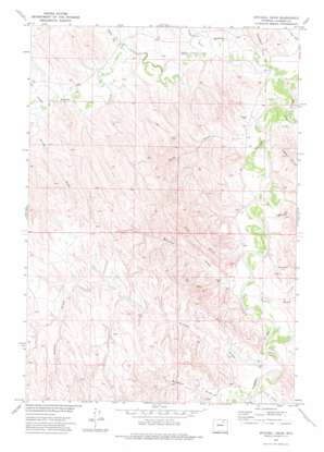 Mitchell Draw USGS topographic map 44106d2