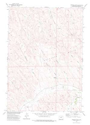 Fredrick Draw USGS topographic map 44106d4