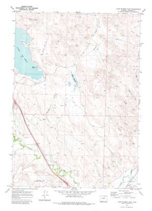 Lake De Smet East USGS topographic map 44106d6