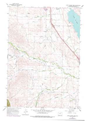 Lake De Smet West USGS topographic map 44106d7