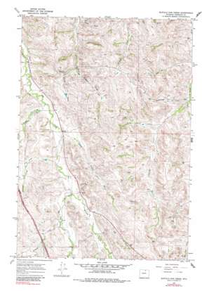 Buffalo Run Creek topo map