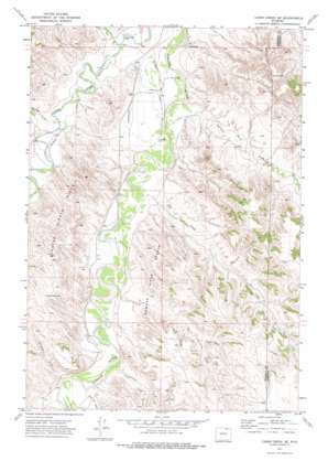 Cabin Creek SE USGS topographic map 44106g1