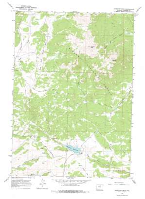 Worland USGS topographic map 44107a1