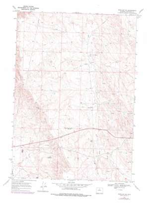 Worland SE USGS topographic map 44107a7