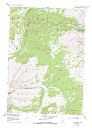 Lake Solitude USGS topographic map 44107c3