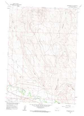 Manderson SE USGS topographic map 44107c7