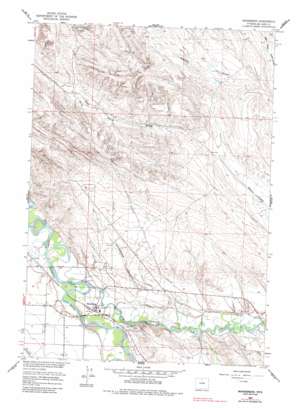 Manderson USGS topographic map 44107c8