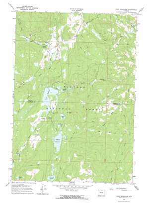 Park Reservoir USGS topographic map 44107e2