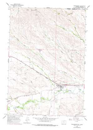 Ranchester USGS topographic map 44107h2