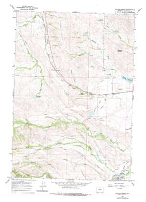 Pass Creek East USGS topographic map 44107h3