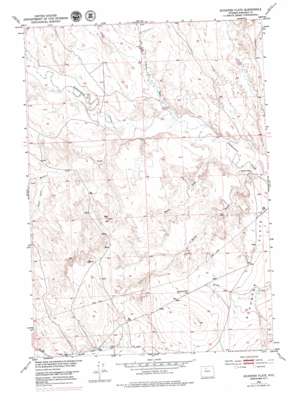 Schuster Flats topo map