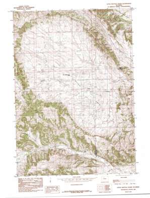 Little Buffalo Basin topo map