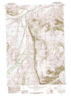 Iron Creek topo map