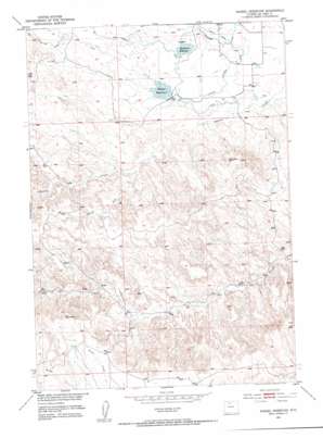 Wardel Reservoir USGS topographic map 44108c3