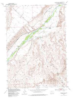 Sheets Flat topo map
