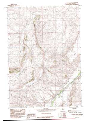 Sleepers Ranch topo map