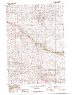 Elk Butte topo map