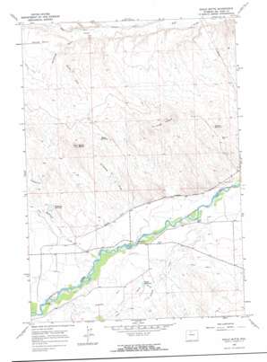 Gould Butte topo map