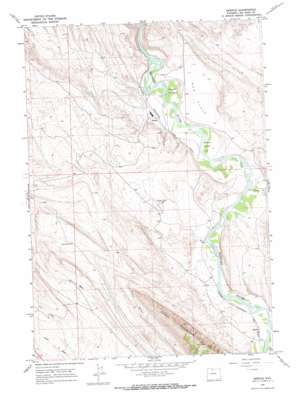 Spence topo map