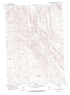 North Emblem Reservoir USGS topographic map 44108f3