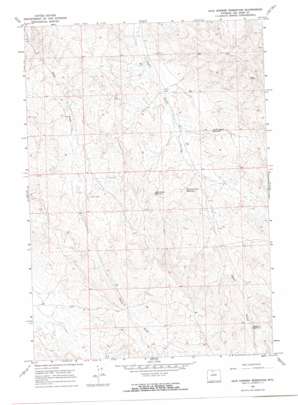Jack Horner Reservoir USGS topographic map 44108f4