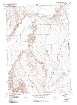 Deaver Reservoir topo map