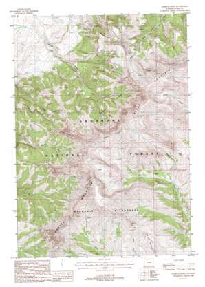 Aldrich Basin topo map