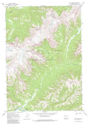 Open Creek USGS topographic map 44109b8