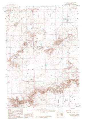 Badlands Hills USGS topographic map 44109g1